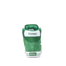 Supra VAIDER Høye Sneakers Herre Grønn/Hvite | NO-58099